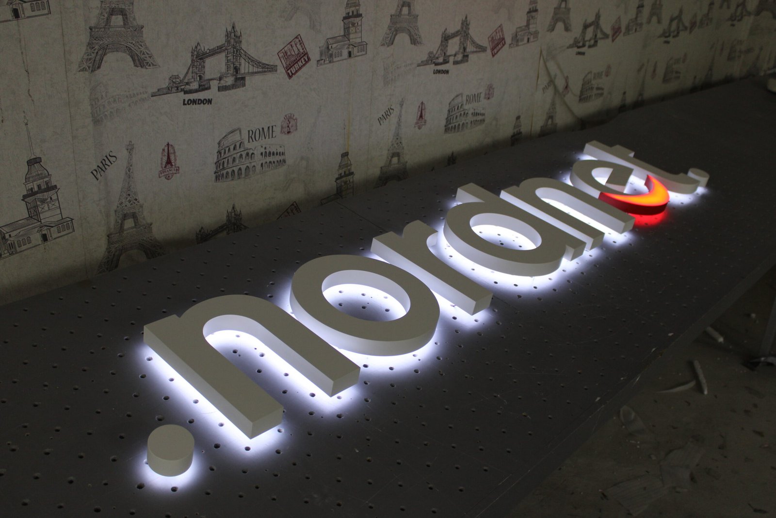 fabricante de rótulos luminosos