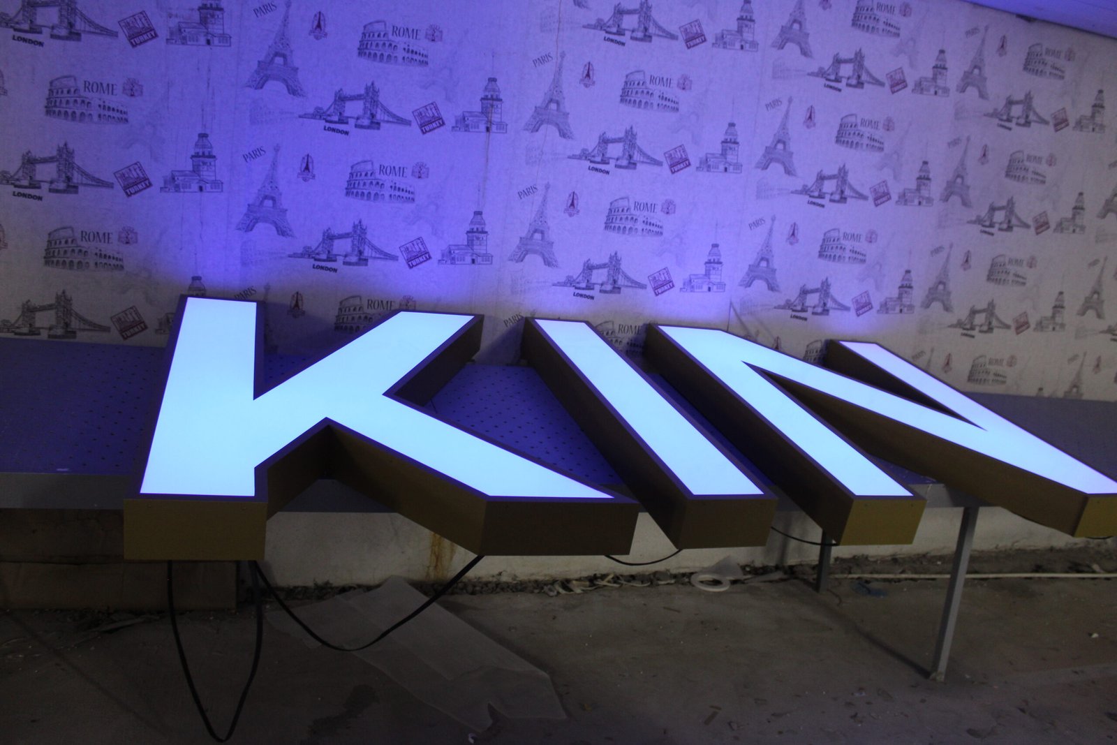 fabricante de rótulos luminosos