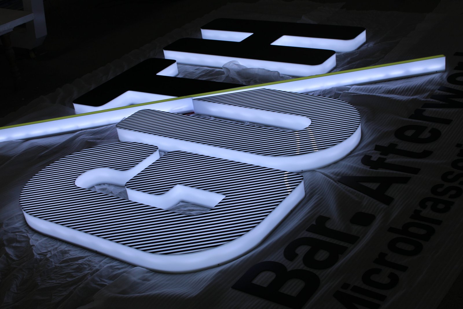 fabricante de rótulos luminosos
