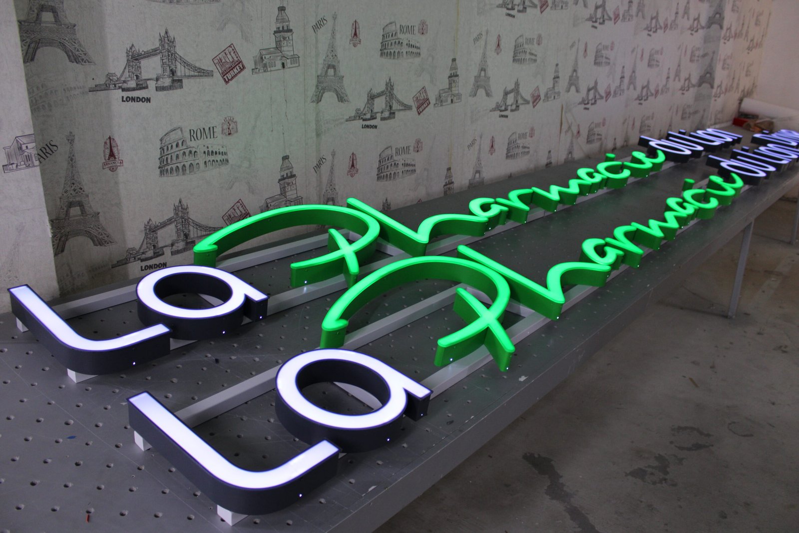 fabricante de rótulos luminosos